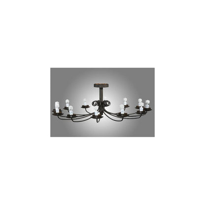 Atria 12 Light 54" Wide Pillar Candle Style Chandelier