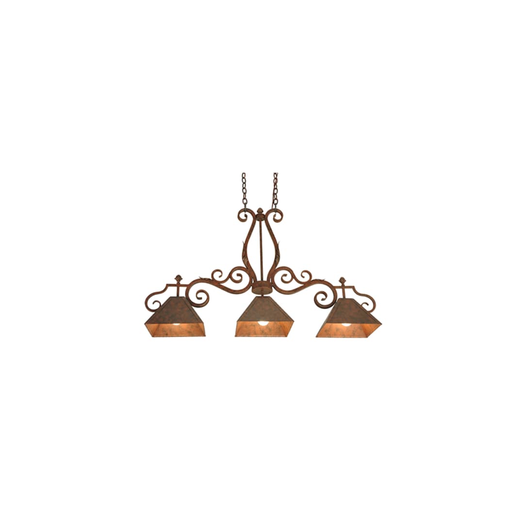 Pedra 3 Light 11" Wide Linear Pendant