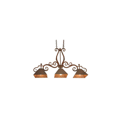 Pedra 3 Light 11" Wide Linear Pendant