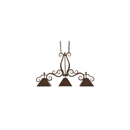 Pedra 3 Light 11" Wide Linear Pendant
