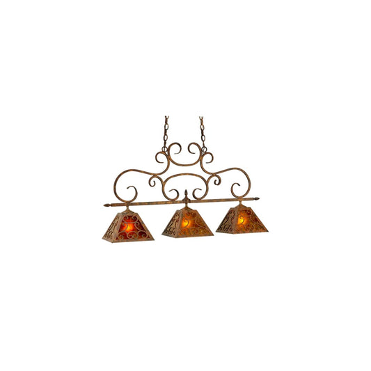 Bandolei 3 Light 10" Wide Linear Pendant