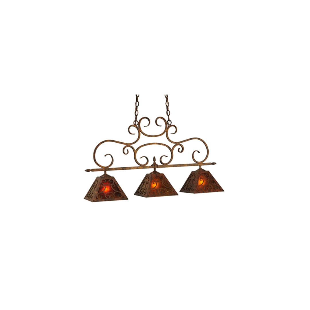 Bandolei 3 Light 10" Wide Linear Pendant