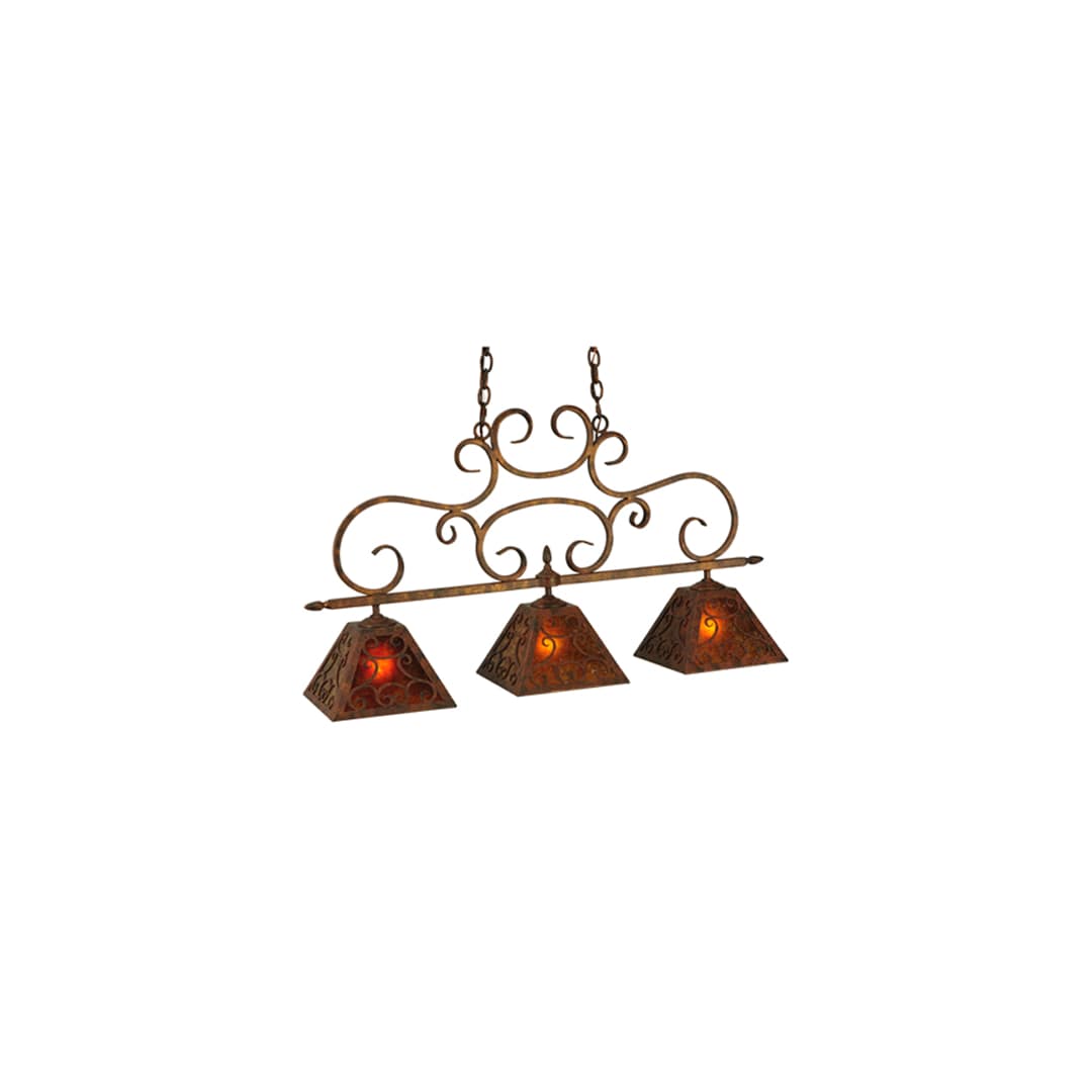 Bandolei 3 Light 10" Wide Linear Pendant