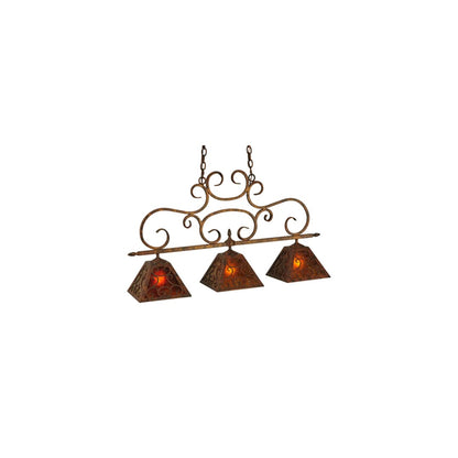 Bandolei 3 Light 10" Wide Linear Pendant