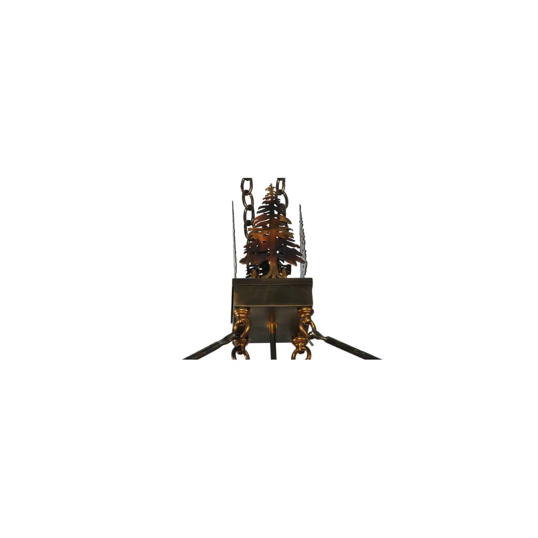 Pine Lake 8 Light 20" Wide Linear Pendant