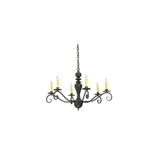 Emory 6 Light 33" Wide Taper Candle Style Chandelier
