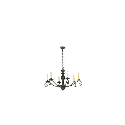 Emory 6 Light 33" Wide Taper Candle Style Chandelier