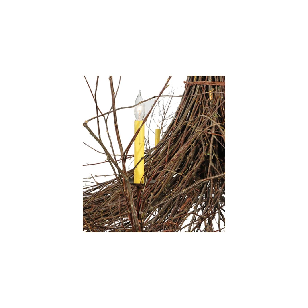 Twigs 10 Light 100" Wide Taper Candle Style Chandelier