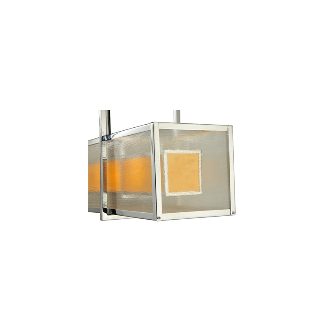 Quadrato 6 Light 13" Wide Linear Pendant