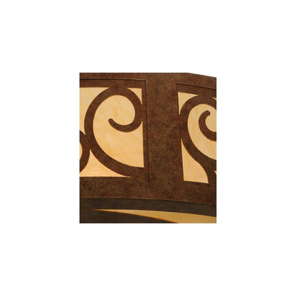 Dean 12 Light 60" Wide Flush Mount Drum Ceiling Fixture