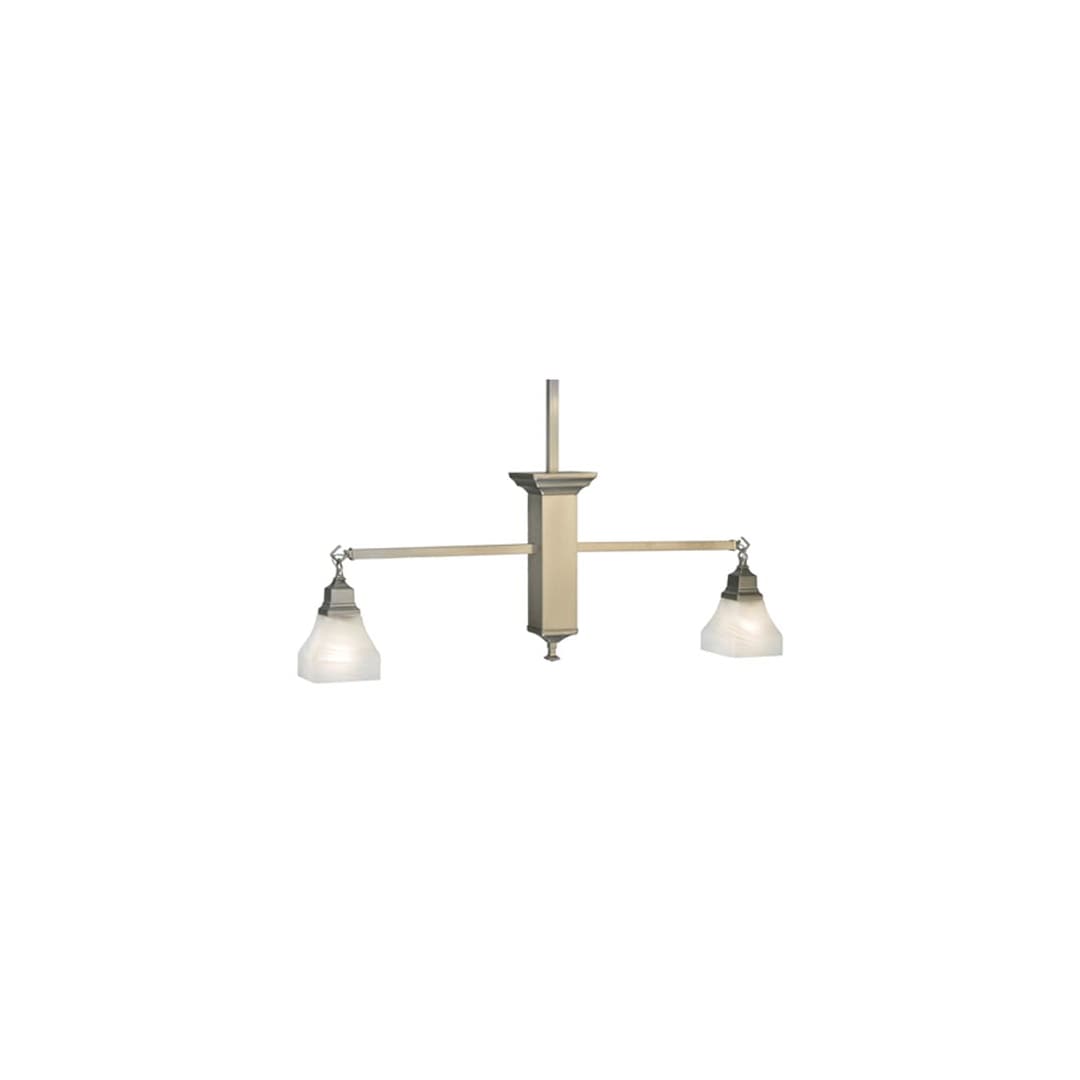Bungalow 2 Light 5" Wide Linear Pendant