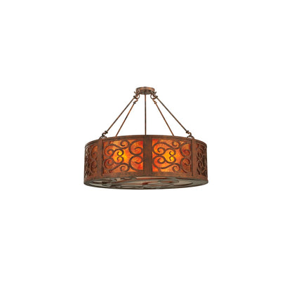 Dean 4 Light 30" Wide Suspension Pendant