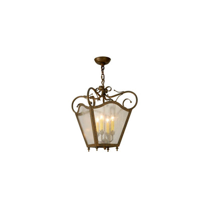 Terena 4 Light 22" Wide Taper Candle Pendant