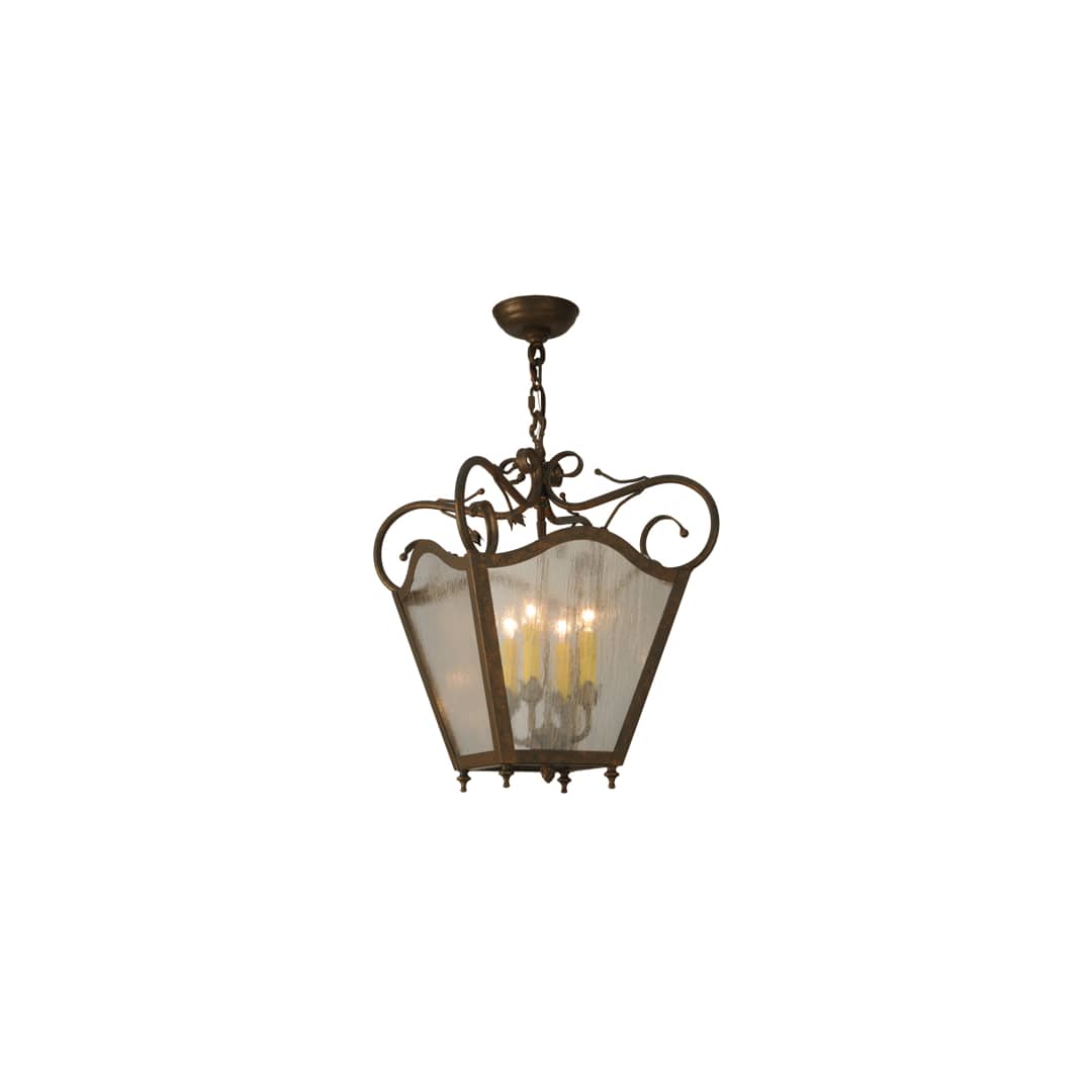 Terena 4 Light 22" Wide Taper Candle Pendant