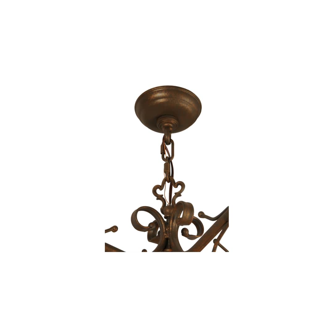 Terena 4 Light 22" Wide Taper Candle Pendant