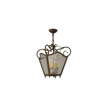 Terena 4 Light 22" Wide Taper Candle Pendant