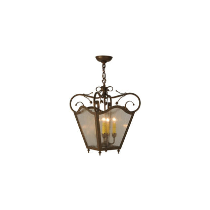 Terena 4 Light 22" Wide Taper Candle Pendant