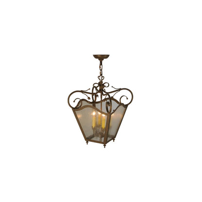 Terena 4 Light 22" Wide Taper Candle Pendant