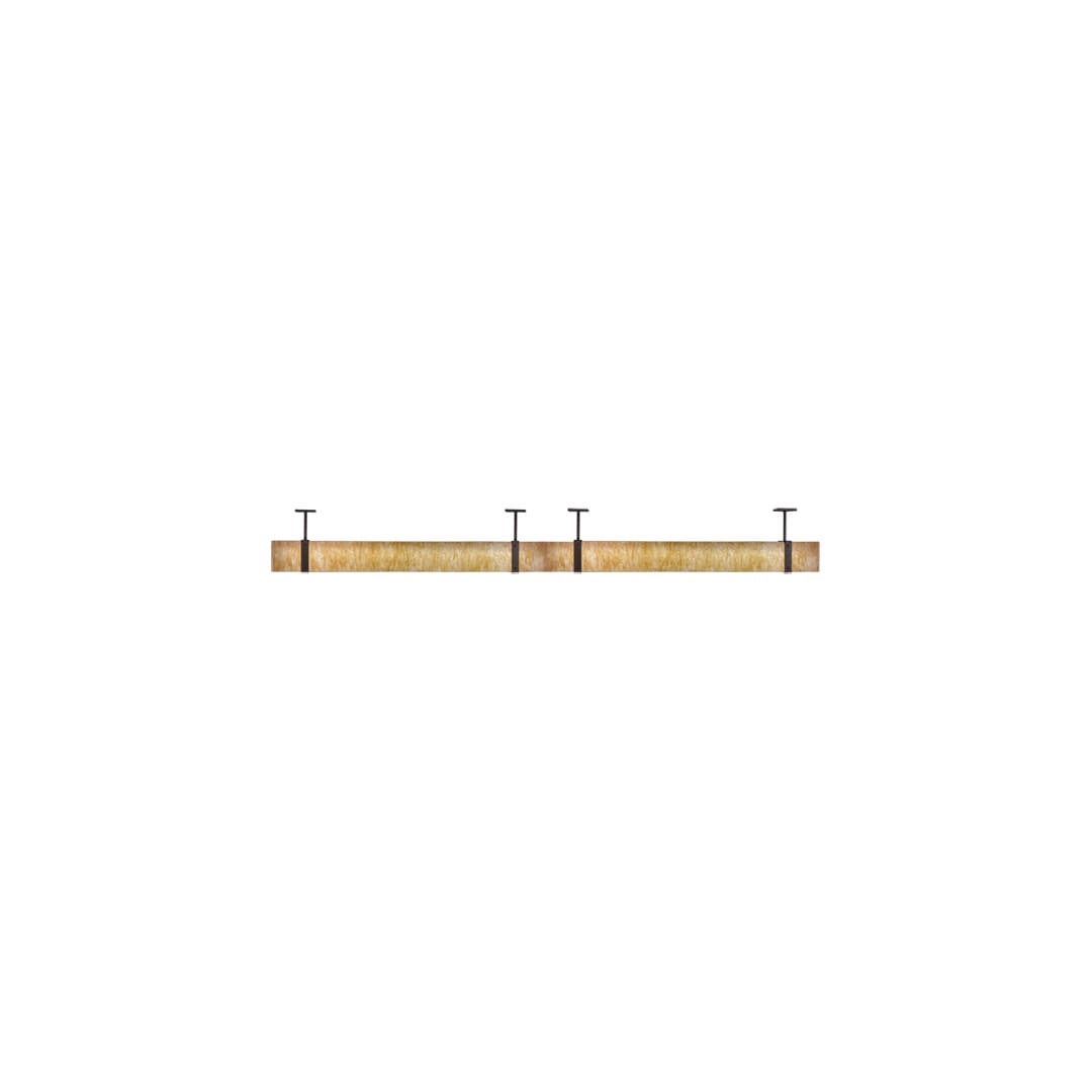 Quadrato 144" Wide LED Semi-Flush Ceiling Fixture