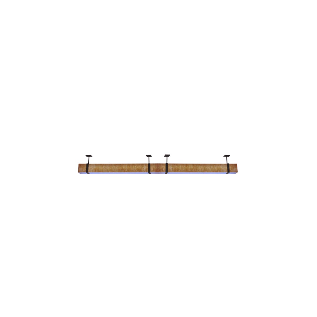 Quadrato 144" Wide LED Semi-Flush Ceiling Fixture