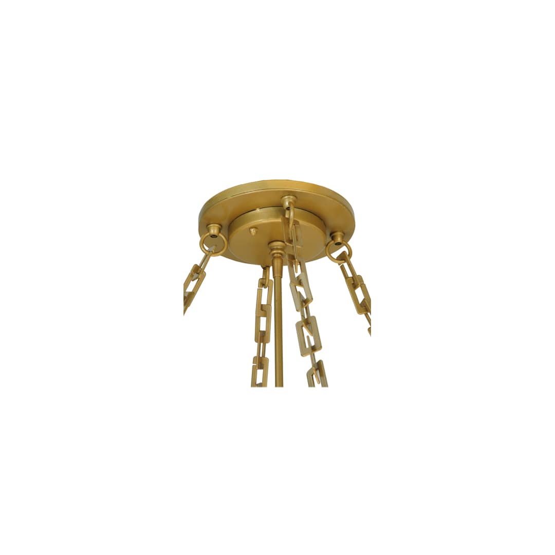 Cilindro Eggshell 6 Light 28" Wide Suspension Pendant