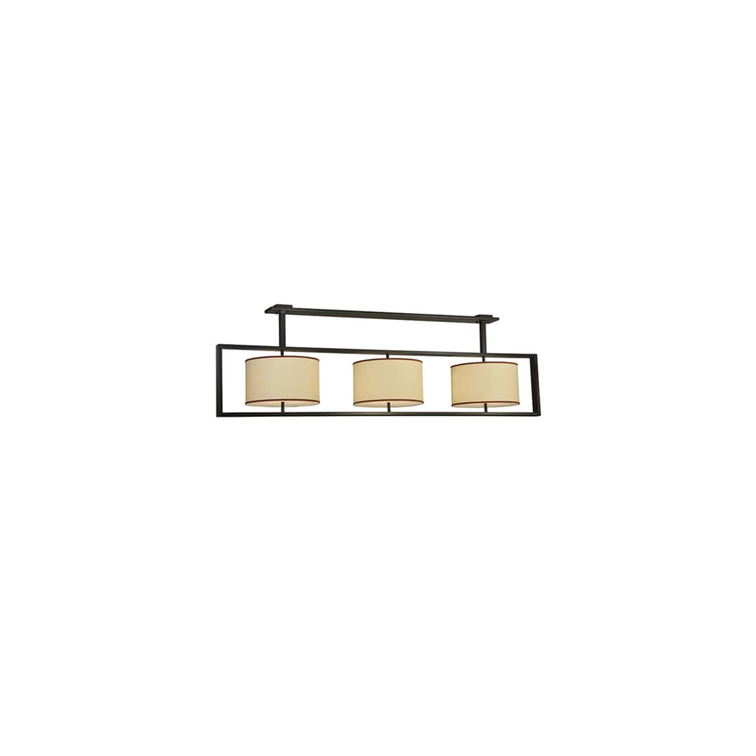 Farm Table 6 Light 20" Wide Linear Pendant