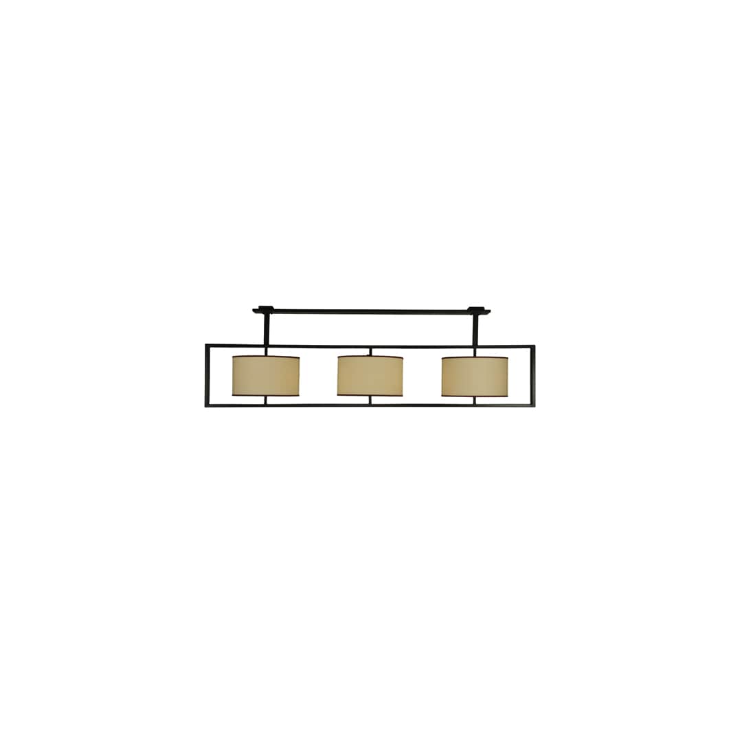 Farm Table 6 Light 20" Wide Linear Pendant