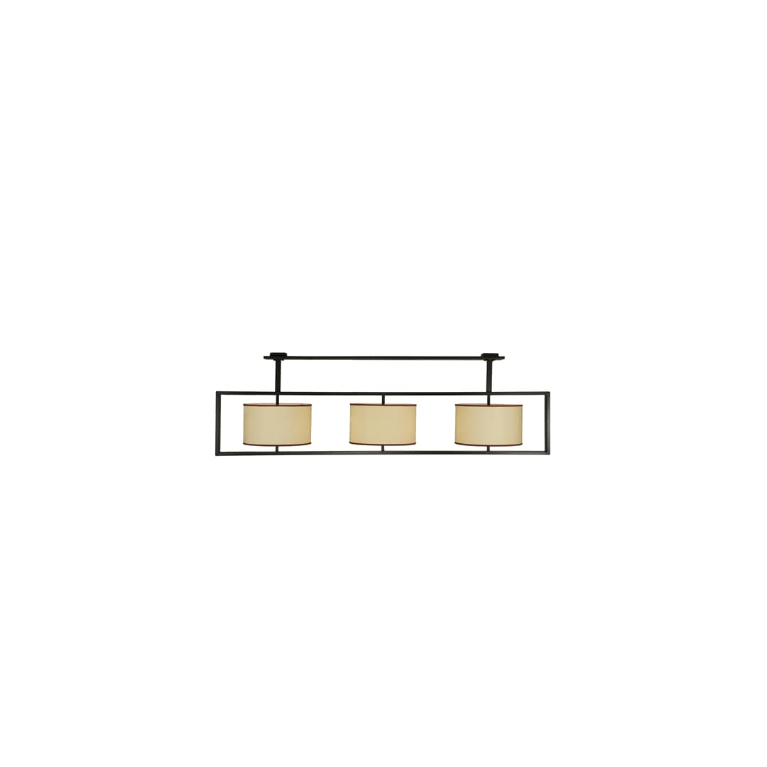 Farm Table 6 Light 20" Wide Linear Pendant