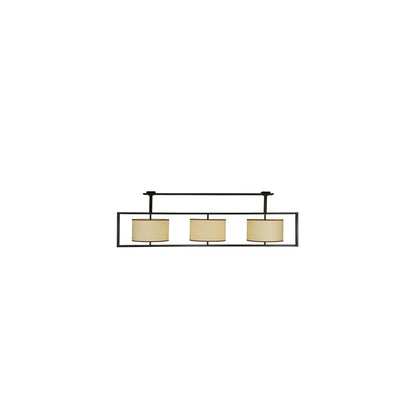 Farm Table 6 Light 20" Wide Linear Pendant