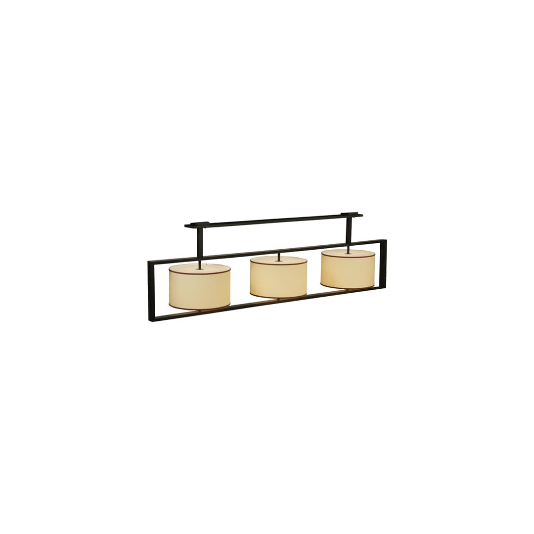 Farm Table 6 Light 20" Wide Linear Pendant