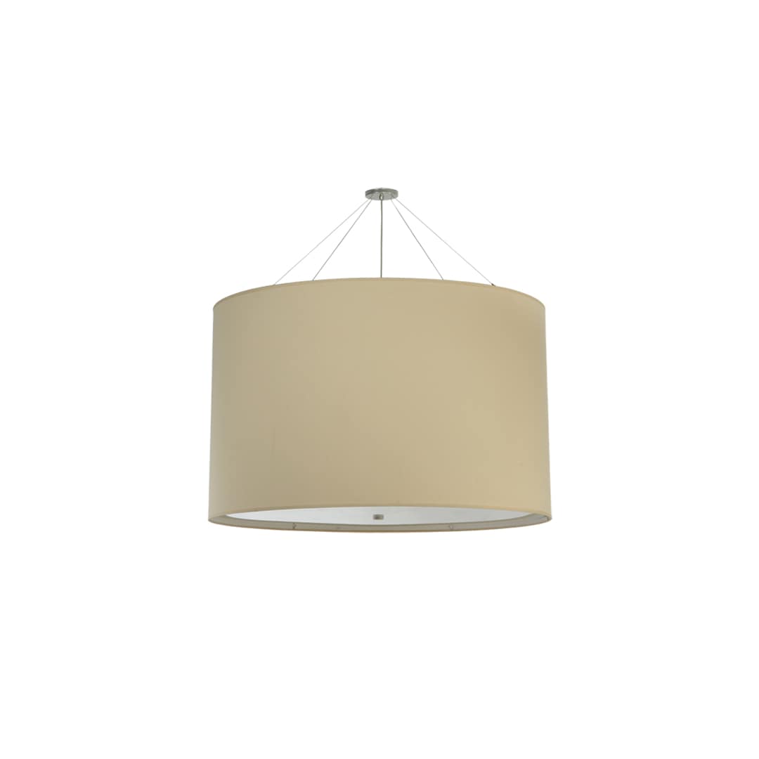 Cilindro Natural 8 Light 48" Wide Suspension Pendant