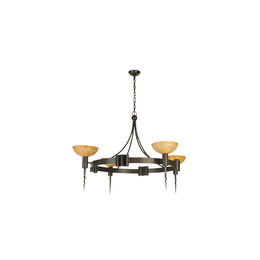 Kuberic 4 Light 49" Wide Chandelier
