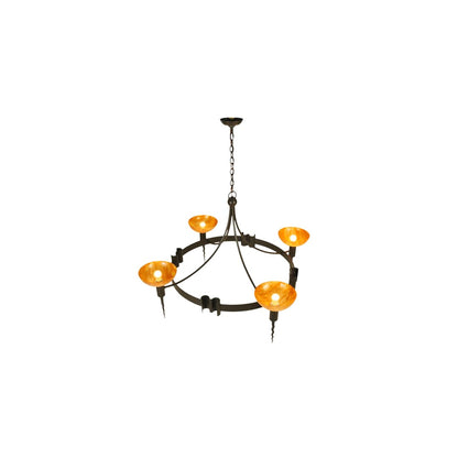 Kuberic 4 Light 49" Wide Chandelier