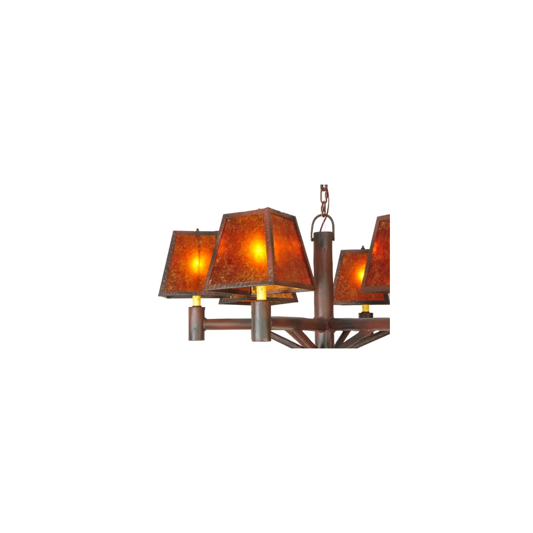 Rocky Mountain 6 Light 40" Wide Chandelier