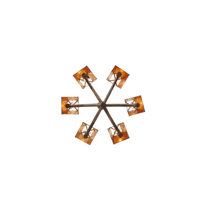 Rocky Mountain 6 Light 40" Wide Chandelier