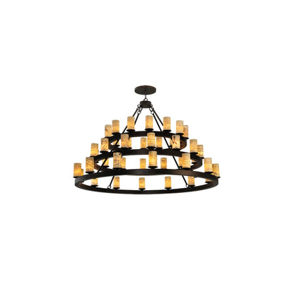 Loxley Horizon 42 Light 70" Wide Pillar Candle Style Chandelier