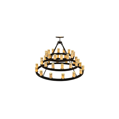 Loxley Horizon 42 Light 70" Wide Pillar Candle Style Chandelier