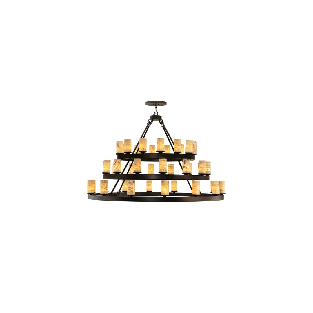 Loxley Horizon 42 Light 70" Wide Pillar Candle Style Chandelier