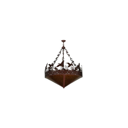 Ducks in Flight 6 Light 42" Wide Pendant