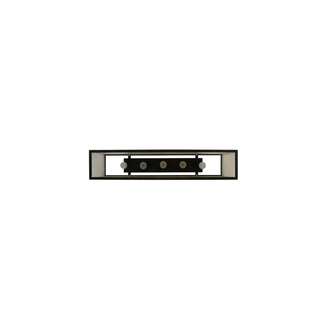Quadrato 5 Light 9" Wide Linear Pendant