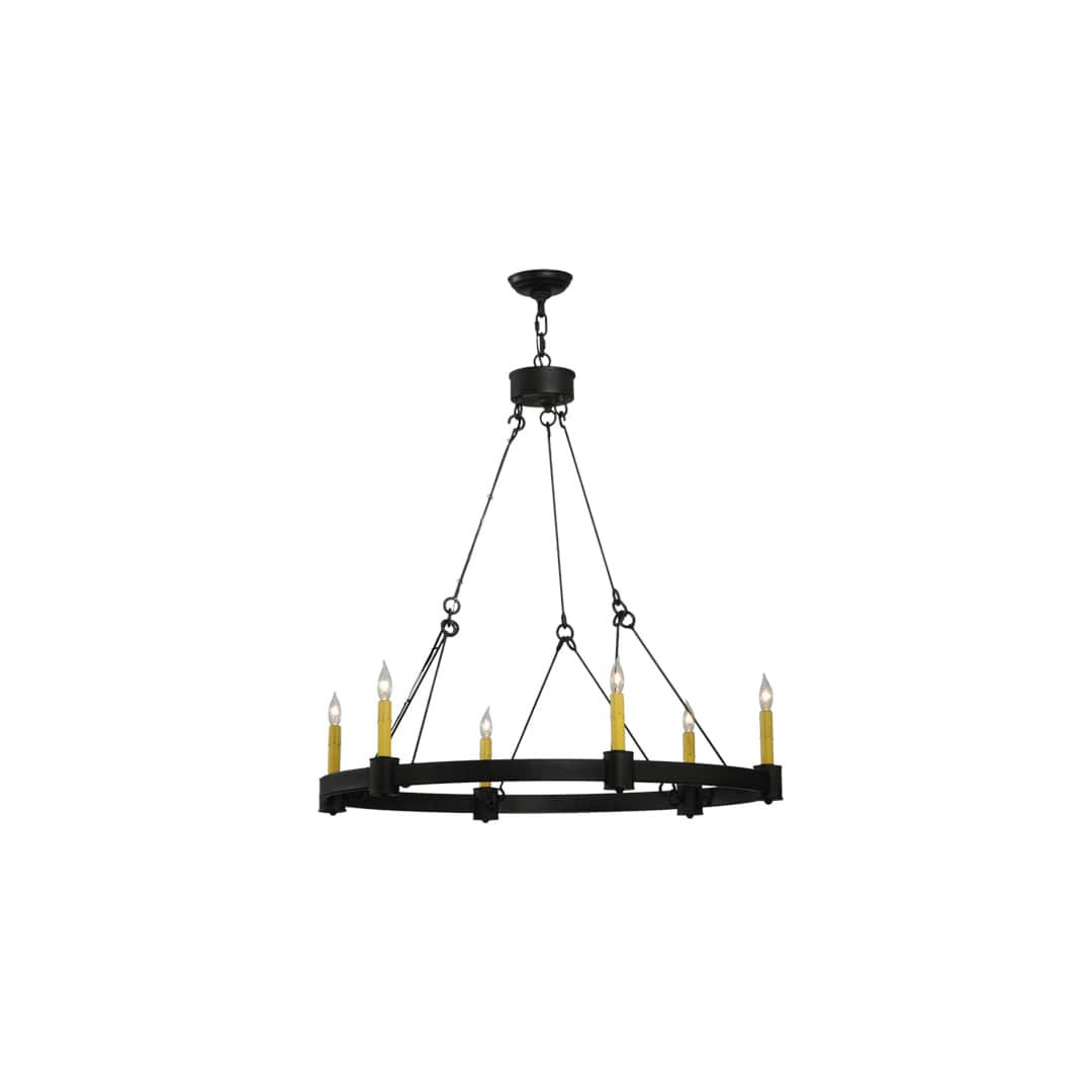 Kenosha 6 Light 36" Wide Taper Candle Style Chandelier