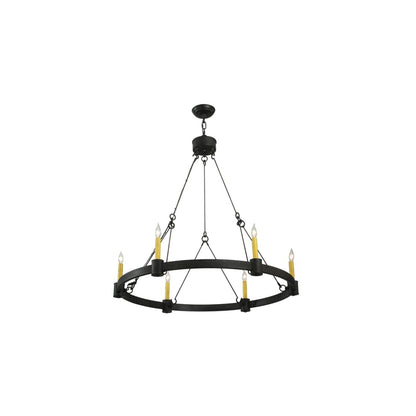 Kenosha 6 Light 36" Wide Taper Candle Style Chandelier