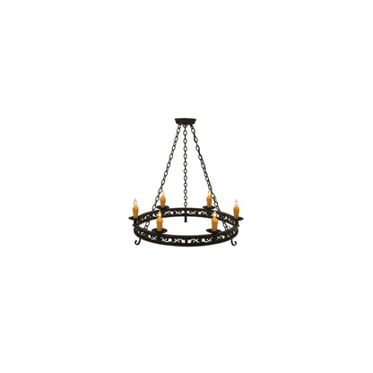 Sagebrush 6 Light 36" Wide Taper Candle Style Chandelier