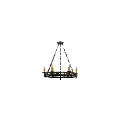 Sagebrush 6 Light 36" Wide Taper Candle Style Chandelier