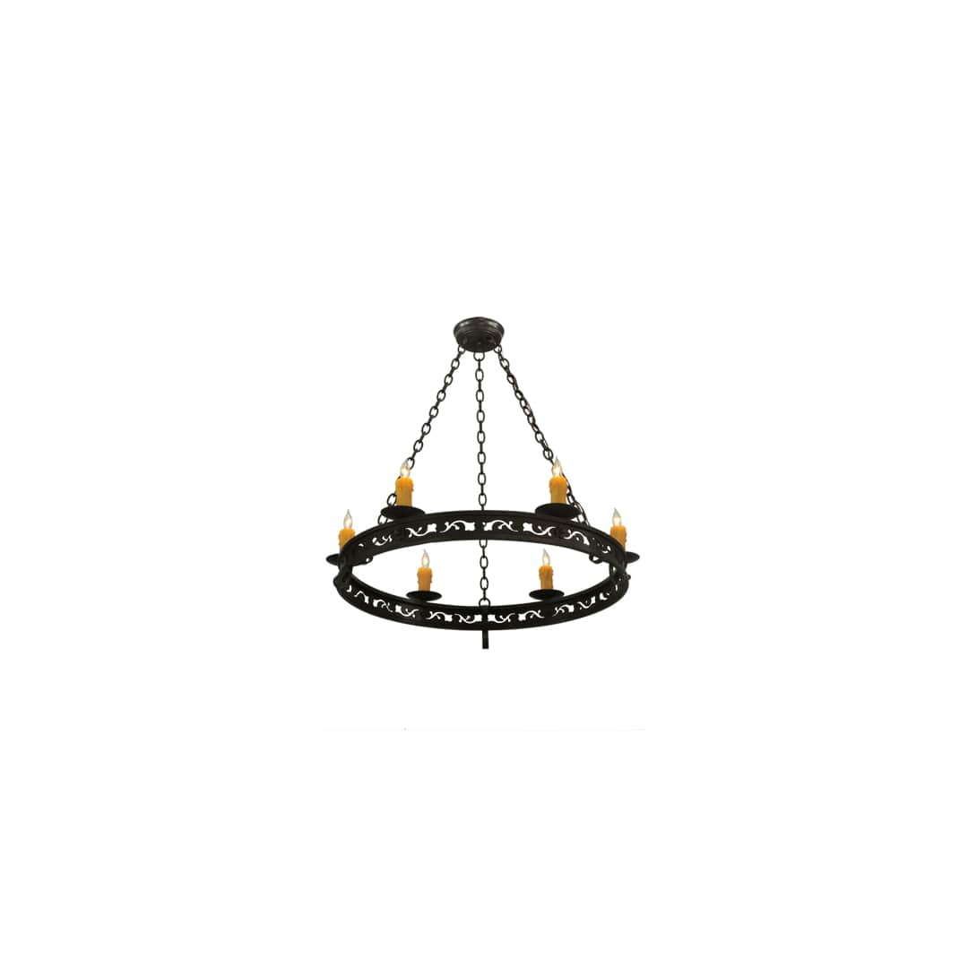 Sagebrush 6 Light 36" Wide Taper Candle Style Chandelier