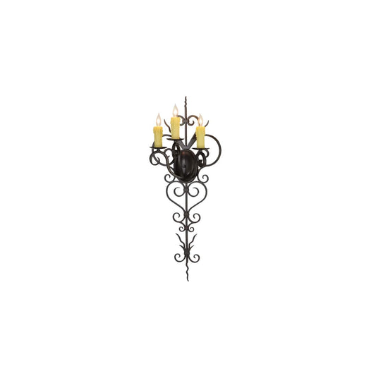 Kenna 3 Light 36" Tall Wall Sconce