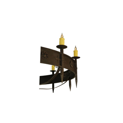 Warwick 12 Light 72" Wide Taper Candle Style Chandelier - Gilded Tobacco Finish