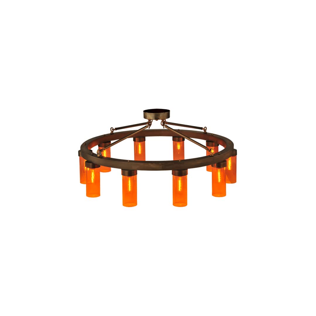 Clark 10 Light 48" Wide Semi-Flush Ceiling Fixture