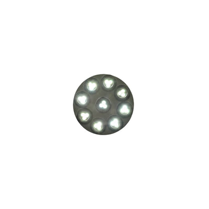 Discovery 9 Light 12" Wide Flush Mount Drum Ceiling Fixture