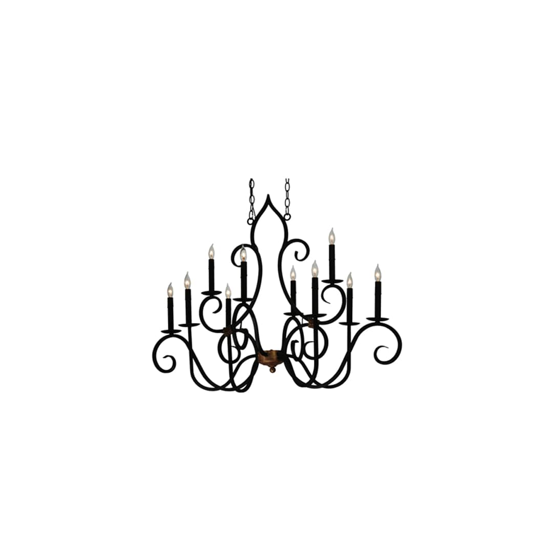 Clifton 10 Light 29" Wide Taper Candle Style Chandelier